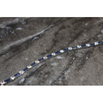 Sky Jewelry Серебряный браслет с фианитами 925 проба