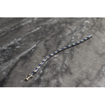 Sky Jewelry Серебряный браслет с фианитами 925 проба