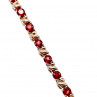 Sky Jewelry Серебряный браслет 925 проба с Гранатом
