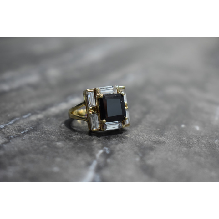 Sky Jewelry Серебряное кольцо в позолоте 925 проба