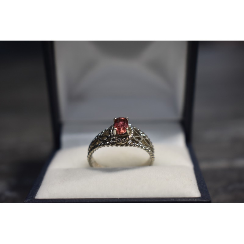 Sky Jewelry Серебряное кольцо 925 пробы с Рубином