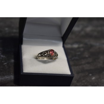 Sky Jewelry Серебряное кольцо 925 пробы с Рубином