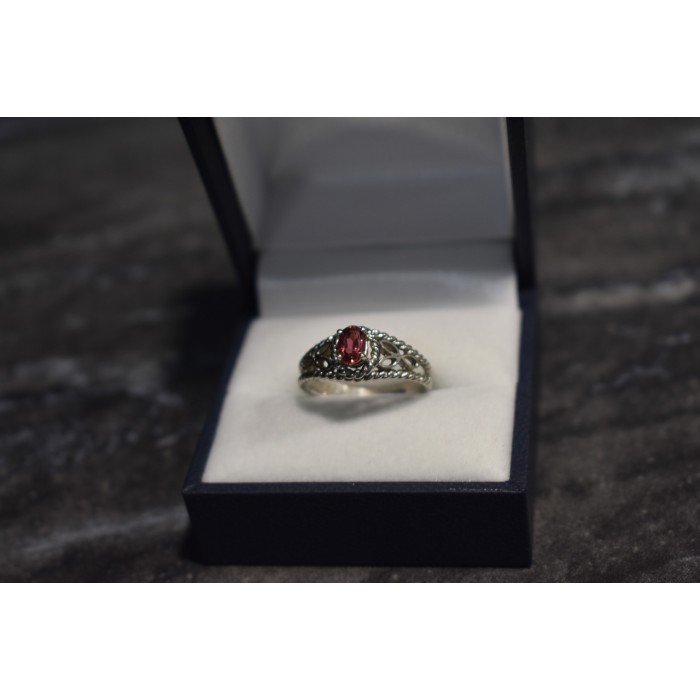 Sky Jewelry Серебряное кольцо 925 пробы с Рубином