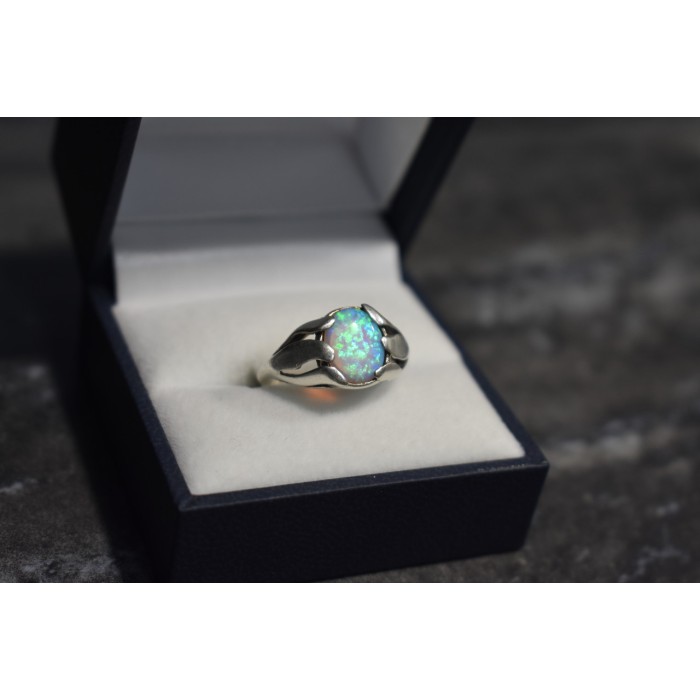 Sky Jewelry Серебряное кольцо 925 проба с Опалом