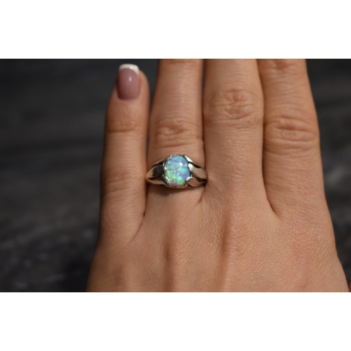 Sky Jewelry Серебряное кольцо 925 проба с Опалом