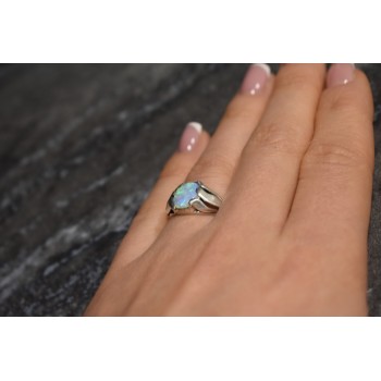 Sky Jewelry Серебряное кольцо 925 проба с Опалом