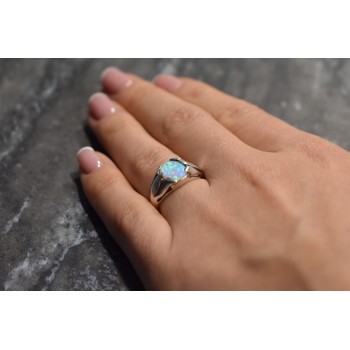 Sky Jewelry Серебряное кольцо 925 проба с Опалом