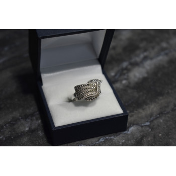 Sky Jewelry Серебряное кольцо 925 пробы с марказитом