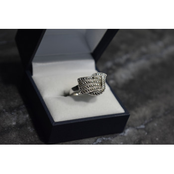 Sky Jewelry Серебряное кольцо 925 пробы с марказитом