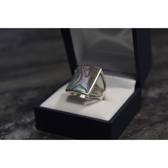 Sky Jewelry Серебряное кольцо 925 проба с камнем Галиотис