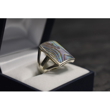 Sky Jewelry Серебряное кольцо 925 проба с камнем Галиотис