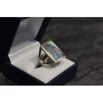 Sky Jewelry Серебряное кольцо 925 проба с камнем Галиотис