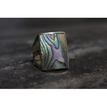 Sky Jewelry Серебряное кольцо 925 проба с камнем Галиотис