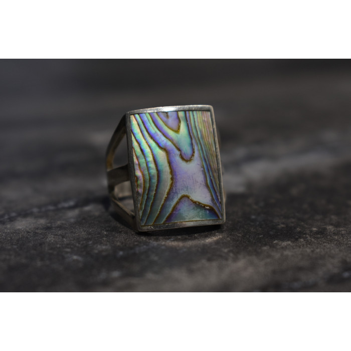 Sky Jewelry Серебряное кольцо 925 проба с камнем Галиотис