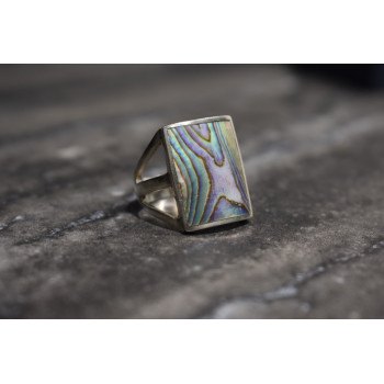 Sky Jewelry Серебряное кольцо 925 проба с камнем Галиотис