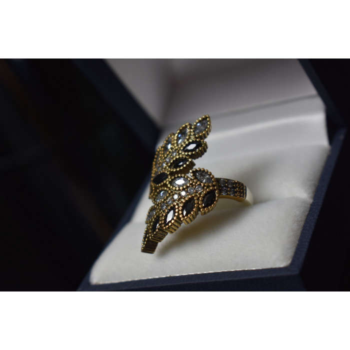 Sky Jewelry Серебряное кольцо 925 пробы с Алпанитами