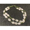Sky Jewelry Ожерелье c кварцем и зеленым перидотом