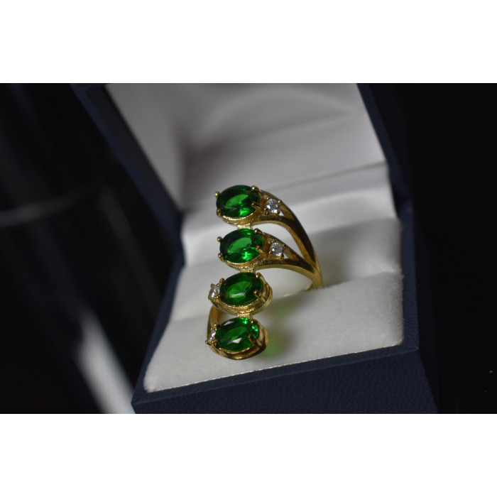 Sky Jewelry Серебряное кольцо с камнями Алпанит