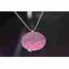 Sky Jewelry Серебряная цепочка с кулоном камень Розовая Шпинель