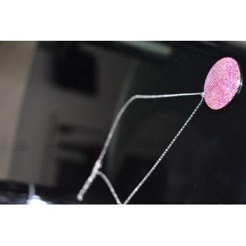 Sky Jewelry Серебряная цепочка с кулоном камень Розовая Шпинель