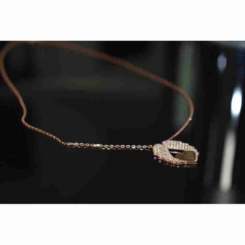 Sky Jewelry Серебряное колье *Крылья ангела с Сердцем