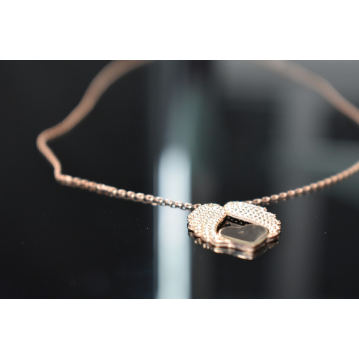 Sky Jewelry Серебряное колье *Крылья ангела с Сердцем