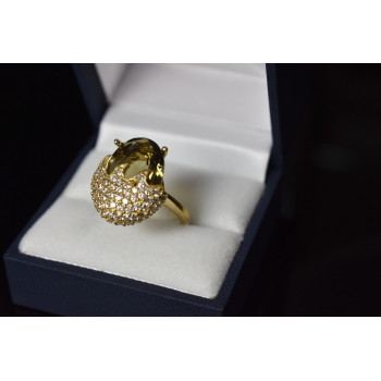 Sky Jewelry Серебряное кольцо с камнем Алпанит