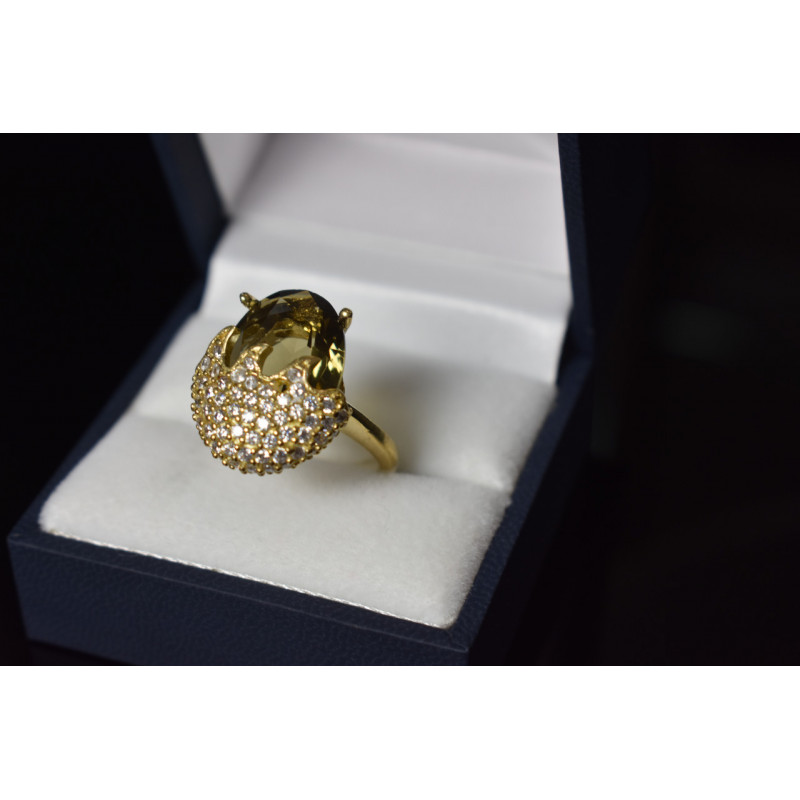 Sky Jewelry Серебряное кольцо с камнем Алпанит