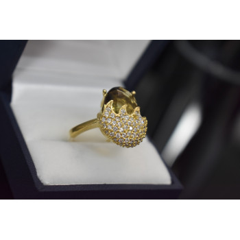 Sky Jewelry Серебряное кольцо с камнем Алпанит