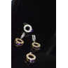 Sky Jewelry Серебряный комплект с Фиолетовым камнем Алпанит