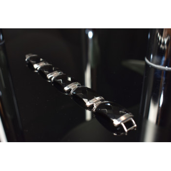 Sky Jewelry Серебряный браслет 925 проба с Черным Турмалином