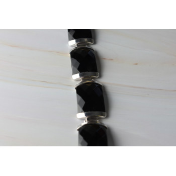 Sky Jewelry Серебряный браслет 925 проба с Черным Турмалином