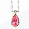 Sky Jewelry Серебряное ожерелье с камнем Розовая Шпинель