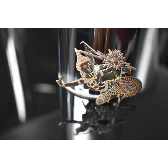 Sky Jewelry Винтажная Сиамская Серебряная Брошка