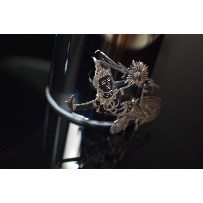 Sky Jewelry Винтажная Сиамская Серебряная Брошка