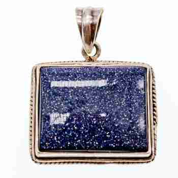 Sky Jewelry Серебряный кулон с камнем Содалит