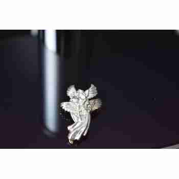 Sky Jewelry Винтажная серебряная брошь *Ангелы