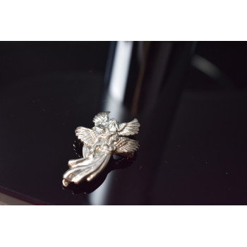 Sky Jewelry Винтажная серебряная брошь *Ангелы