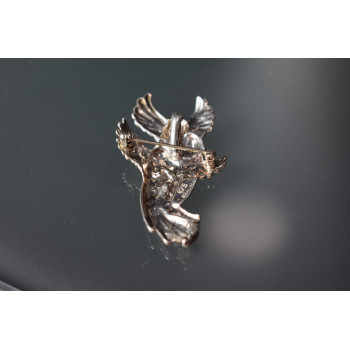 Sky Jewelry Винтажная серебряная брошь *Ангелы