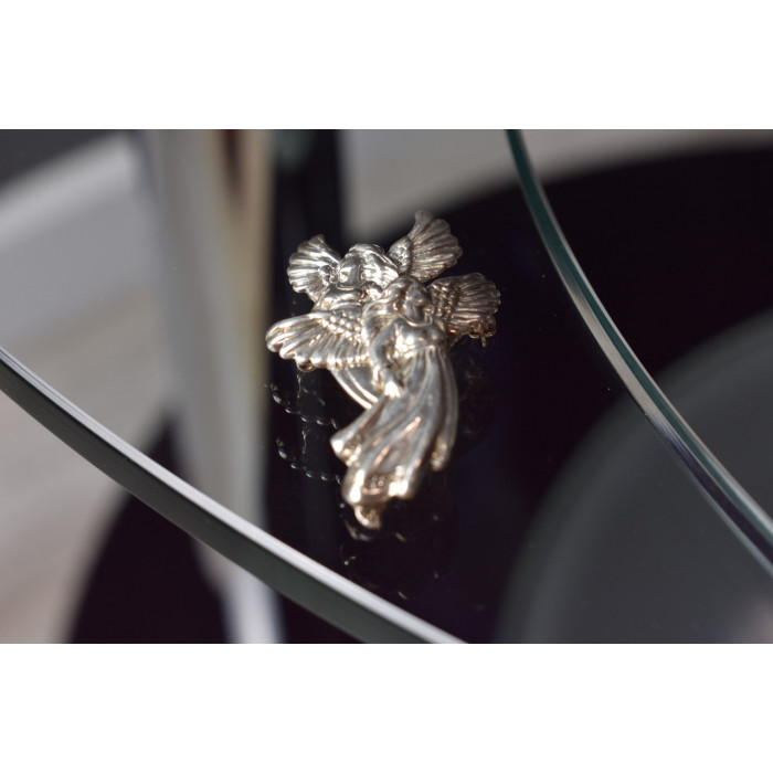 Sky Jewelry Винтажная серебряная брошь *Ангелы