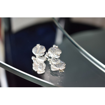 Sky Jewelry Винтажная брошь 925 пробы *Подружки