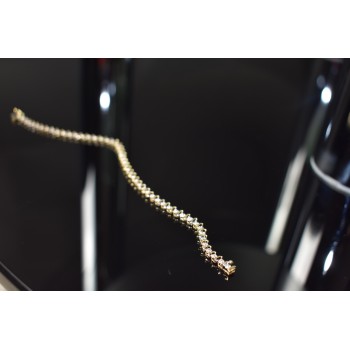 Sky Jewelry Золотой браслет 10К (417 проба ) с вставками из бриллиантов