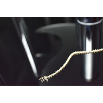 Sky Jewelry Золотой браслет 10К (417 проба ) с вставками из бриллиантов