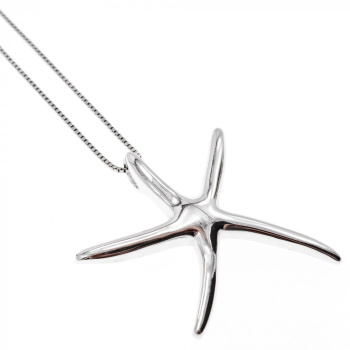 Sky Jewelry Серебряная цепочка с кулоном *Морская Звезда*