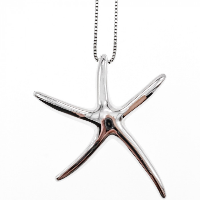 Sky Jewelry Серебряная цепочка с кулоном *Морская Звезда*