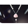 Sky Jewelry Серебряное ожерелье с Кораллом