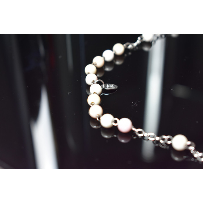 Sky Jewelry Серебряное ожерелье с Кораллом