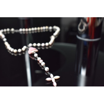 Sky Jewelry Серебряное ожерелье с Кораллом