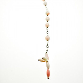 Sky Jewelry Серебряное ожерелье с Кораллом