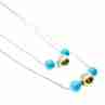 Sky Jewelry Серебряное ожерелье на двух цепочках Italy